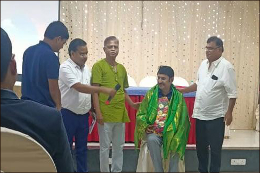 Felicitation by IMA-Wanaprthy